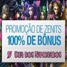 Promoção do Dia dos Namorados: 100% de Bônus em Z$!